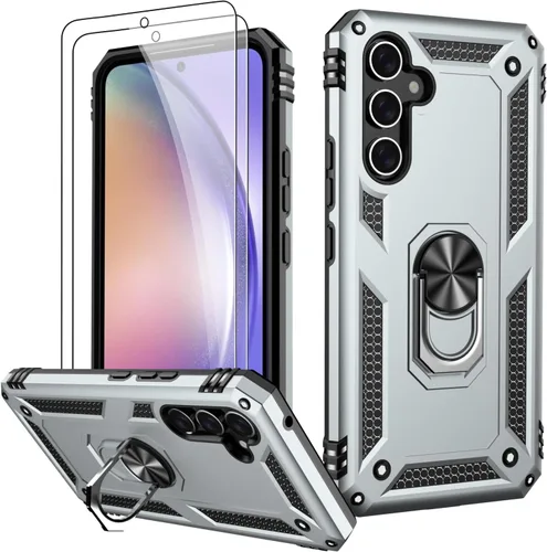 Vista 22 de LUMARKE Funda para Galaxy A51 4G con Protector de Pantalla, Pasa Prueba de Caída de 16 pies de Grado Militar, Cubierta Protectora para Teléfono