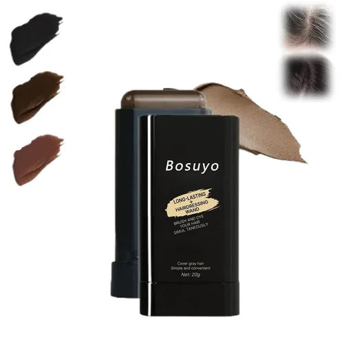 Vista 8 de Cepillo de tinte para el cabello, peine de tinte para el cabello, impermeable y resistente al sudor, palillos de retoque de color de cabello 2 en 1