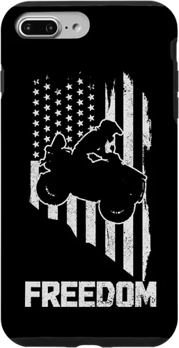 Vista 9 de Funda vintage para iPhone 14 ATV Freedom Patriotic Quad Bike 4 Wheeler con bandera de EE. UU