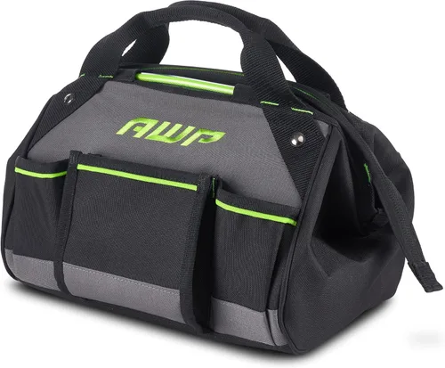 Vista 32 de Bolsas de herramientas AWP, bolsa de herramientas premium, negra, bolsa de herramientas duradera, para profesionales y contratistas