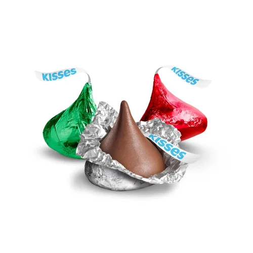 Vista 3 de Hershey's Kisses - Bolsa de Navidad de Chocolate con Leche, 34.1 onzas