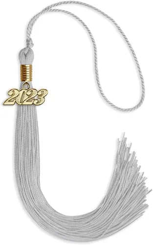 Vista 143 de Endea Graduation - Borla de un solo color con fecha dorada (Oro Antiguo, 2020)