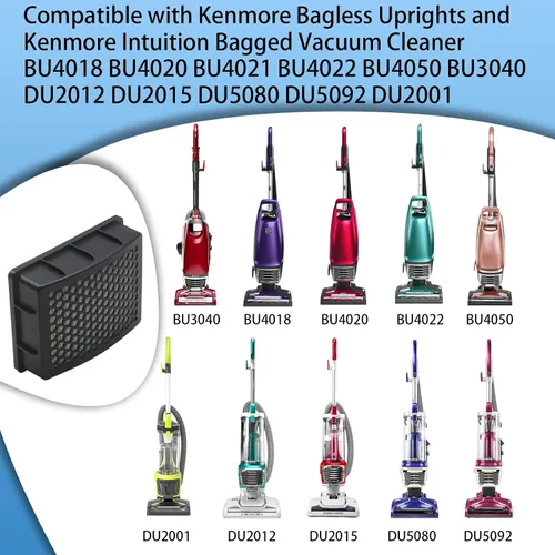 Vista 2 de Paquete de 2 filtros HEPA K3010 compatibles con montantes sin bolsa Kenmore y aspiradora Kenmore Intuition BU4018 BU4020 BU4021 BU4022 BU4050 BU3040