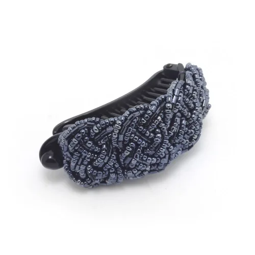 Vista 6 de Noble Lady - Soporte para cola de caballo con clip de pelo para mujer (H35) (negro)