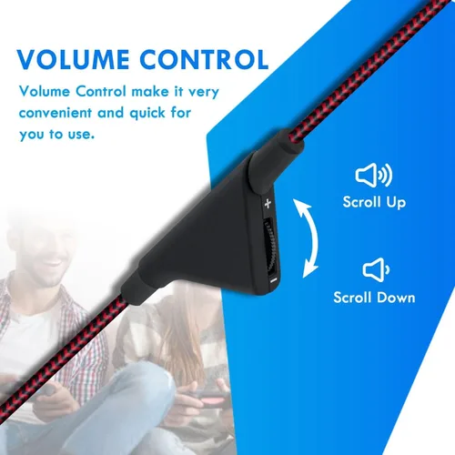 Vista 3 de Mcbazel 2M - Cable de repuesto para auriculares de 6.5 pies con control de volumen para Astro A10A30A40, cable de auriculares para PS5PS4Xbox Series
