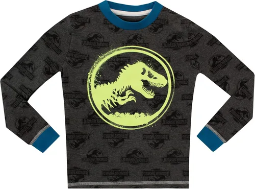 Vista 2 de Jurassic World Pijamas que brillan en la oscuridad para niños