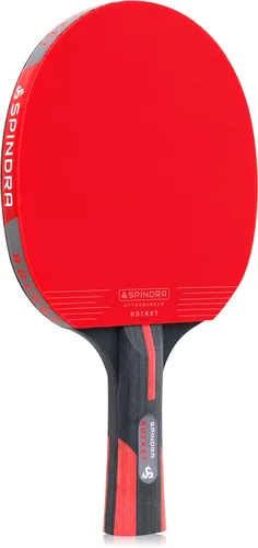 Vista 7 de Rocket Performance Level Pala de Ping Pong, Paleta de Tenis de Mesa Intermedio/Avanzado con Goma Ofensiva de 2MM, Esponja Afterburner de 2MM, Funda