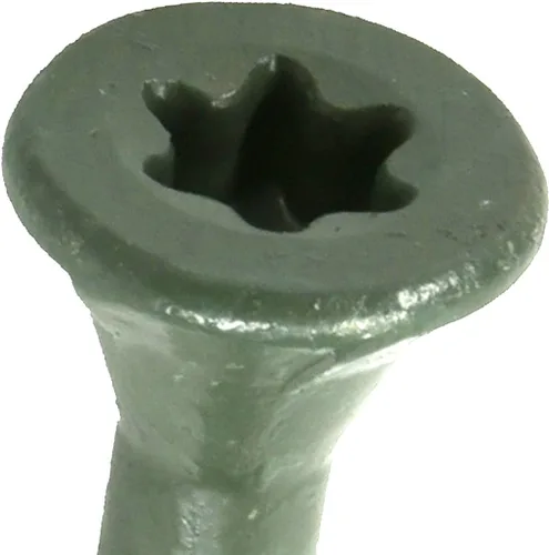 Vista 8 de Deck Plus 48408 Tornillos para madera #10 x 3-1/2", verde, caja de 5 libras (paquete de 2)