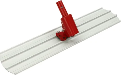 Vista 11 de Bull Herramientas de flotador de hormigón 35 x 8 "Red Round End Titanio-magnesio Aleación Hand Float Machine Concrete Cement Surface Smoothing Tool