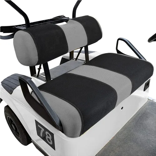 Vista 23 de Fundas de asiento delantero y trasero para carrito de golf para Yamaha G2 G8 G9 G11 G14 G16 G19 G20 G21 G22, tela de poliéster duradera, fundas