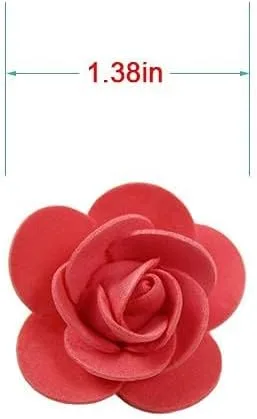 Vista 5 de Luvhua Flores de espuma a granel, rosas artificiales de espuma para manualidades, regalos de oso para el día de San Valentín, cumpleaños, decoración