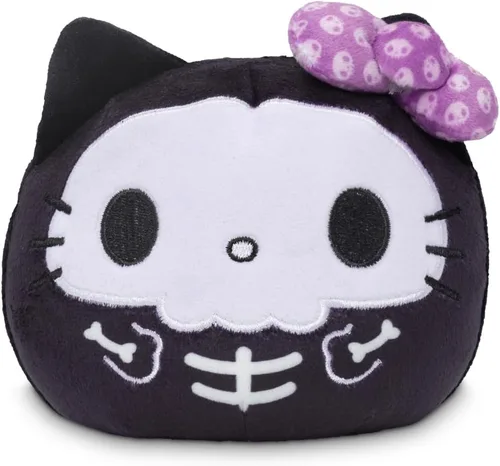 Vista 12 de TeeTurtle Sanrio My Melody and Kuromi - Peluche reversible de 4 pulgadas Ángel y Diablo Mi Melodía y Kuromi