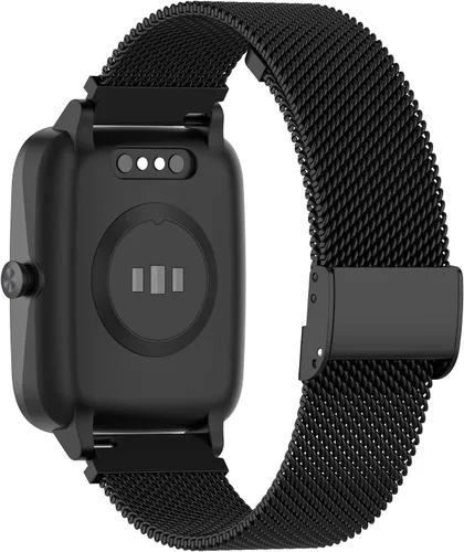 Vista 2 de FitTurn Correa delgada compatible con Cubitt CT2/CT2S SmartWatch, correa de reloj ajustable de malla de acero inoxidable, correa de repuesto