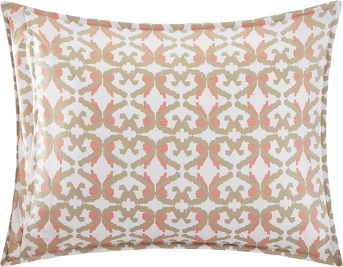 Vista 5 de Chic Home QS3436-AN Anat - Juego de edredón de 5 piezas, tamaño King, color blanco y blanco Apagado/blanco