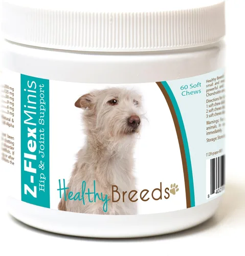 Vista 8 de Healthy Breeds Affenpinscher Z-Flex Minis - Masticables suaves para cadera y articulaciones, 60
