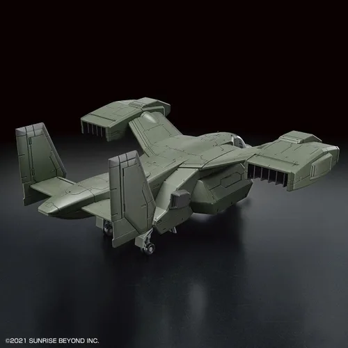 Vista 3 de Bandai Hobby AMAIM Warrior at the Borderline - V-33 Stork Carrier HG 1/72 Model Kit