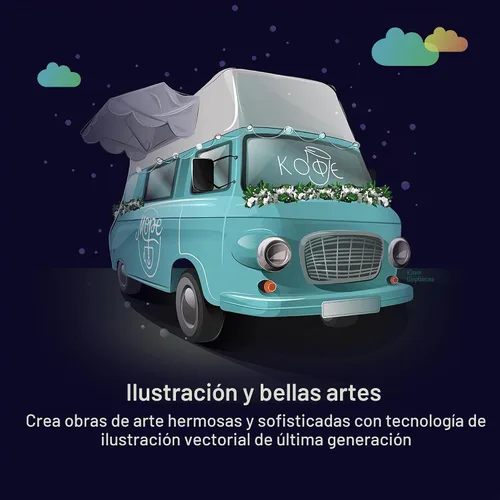 Vista 7 de Corel DRAW Graphics Suite Suscripción de 1 mes Software de diseño gráfico para profesionales Ilustración vectorial, diseño y edición