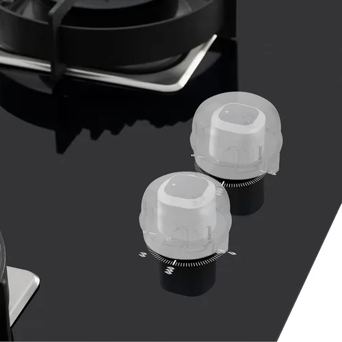 Vista 8 de OSALADI Fundas para pomos de estufa de gas, protector de seguridad para cocina y pomo de estufa para niños y niñas