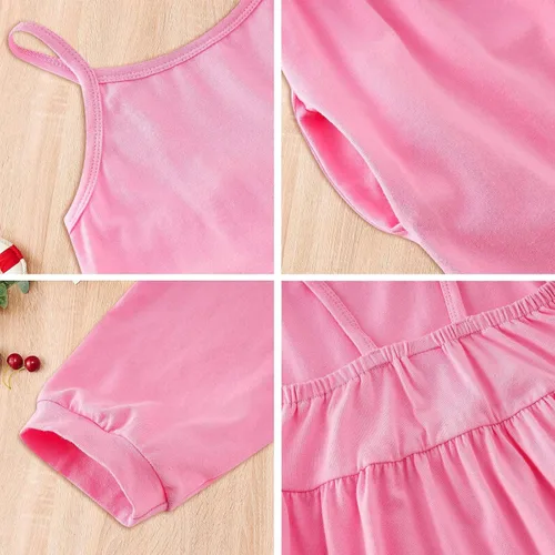 Vista 4 de Mameluco para bebé sin espalda con correa para niñas pequeñas, lindo harén halter con bolsillos, a17