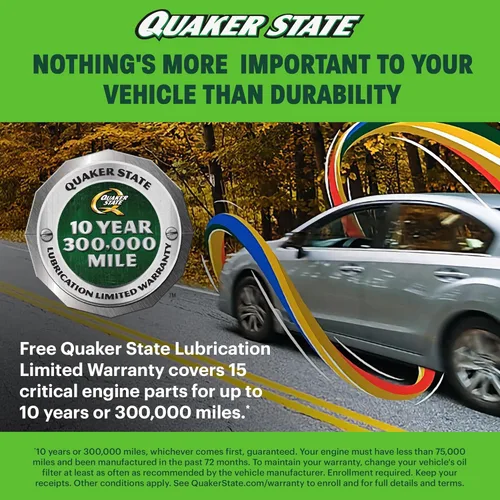 Vista 6 de Quaker State - Aceite de motor, 10W-40, 1 cuarto de galón (paquete de 6)
