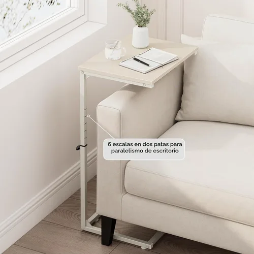 Vista 4 de Vagusicc C Shaped End Table for Couch, 33.2'' Tall C Table Adjustable Height Side Table, Small Side Table for Small Spaces, Couch Tables that Slide