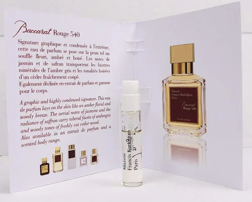 Vista 2 de Maison Francis Kurkdjian BACCARAT ROUGE 540 Eau de Parfum - Espray de vial de 2 ml / 0.06 fl oz