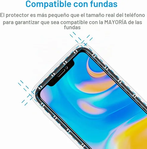 Vista 5 de (2 Unidades) Protector de Pantalla de Privacidad Diseñado para iPhone 11 Pro, iPhone XS, iPhone X y iPhone 10 (14,7 cm) Vidrio Templado Antiespía