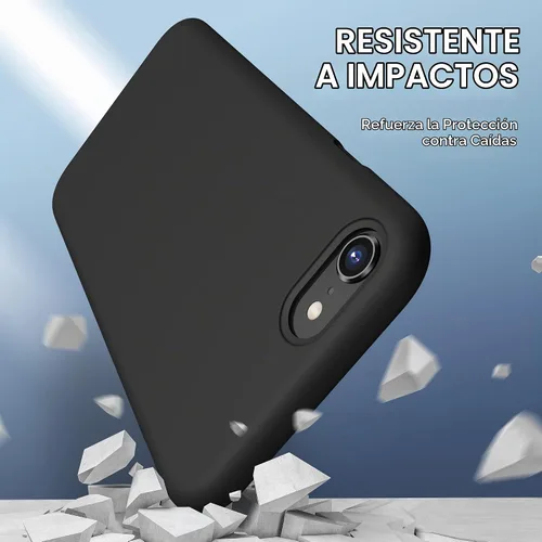Vista 3 de CellEver Funda de silicona resistente para iPhone SE 2022 (3ª generación)/iPhone SE 2020 (2ª generación)/iPhone 8/7 - Protección militar contra