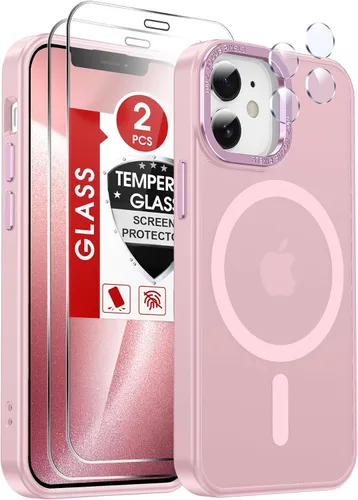 Vista 35 de LeYi Funda para iPhone XR: con protector de pantalla X2 + 2 funda para cámara [compatible con MagSafe] Funda protectora magnética i iphoneXR
