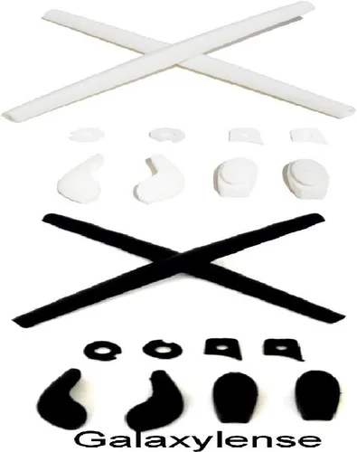 Vista 2 de Galaxy almohadillas para orejas de nariz & earsocks Kits de goma para Oakley Juliet, Penny, Marte BlancoNegro