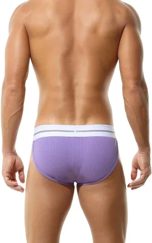 Vista 4 de BANGWEAR Tanga retro breve algodón calzoncillos 2.0 in banda elástica ropa