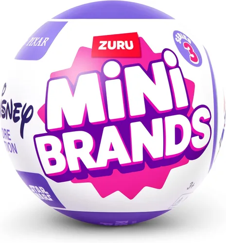 Vista 2 de Mini Brands Disney Store Serie 3 Cápsula de ZURU, Minis Temáticos Coleccionables con Sorpresa, Empaquetado Ciego