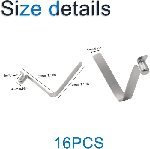 Vista 2 de INCREWAY Tent Pole Clips