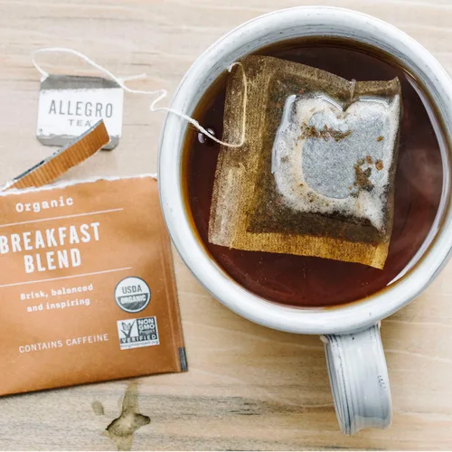 Vista 5 de Allegro Coffee Allegro Tea, bolsas de té, mezcla de desayuno orgánico, 20