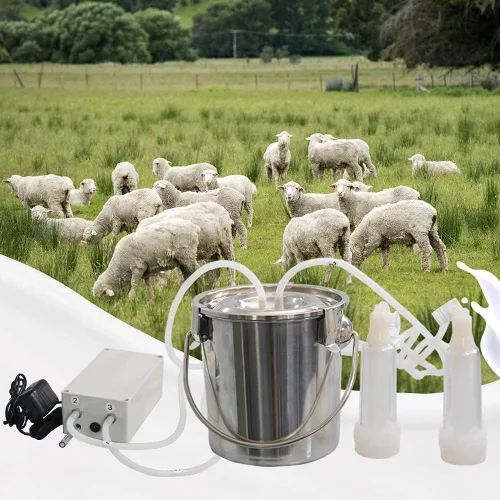 Vista 6 de ordeñadora eléctrica del vacío de la pulsación de la cabra 3L con 2 tazas