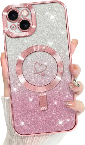 Vista 149 de Bonoma Compatible with iPhone 17 Pro Max Case 2025 Heart Checkered -Gold A cuadros-oro