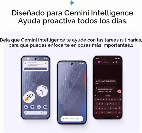 Vista 6 de Google Pixel 11 - Teléfono inteligente desbloqueado, Géminis - 256 GB Frost