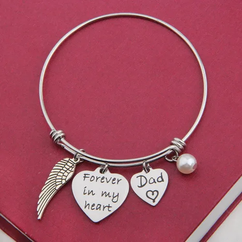 Vista 2 de bobauna Pulsera conmemorativa, regalo de condolencias para recuerdo de un ser querido