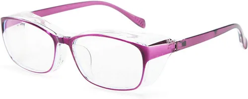 Vista 27 de Gafas de seguridad anti niebla para mujeres y hombres, TR90, lentes de bloqueo de luz azul, transparentes, antiarañazos, protección UV, marco