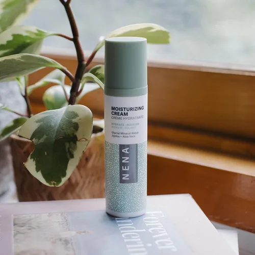 Vista 5 de NENA Crema hidratante para el cuidado de la piel - Hidratante facial - Crema facial sin gluten con manteca de karité y aloe vera para piel seca