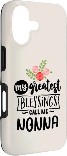 Vista 3 de My Greatest Blessings Call Me Nonna Italian Grandma Women Case for iPhone 17