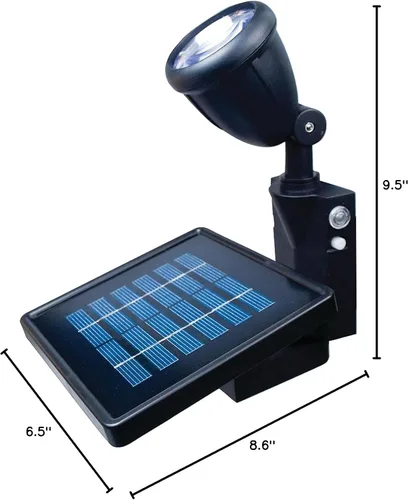 Vista 7 de Maxsa 40334 - Luz de bandera alimentada por energía solar, iluminación LED para exteriores del atardecer al amanecer, resistente a la intemperie, se