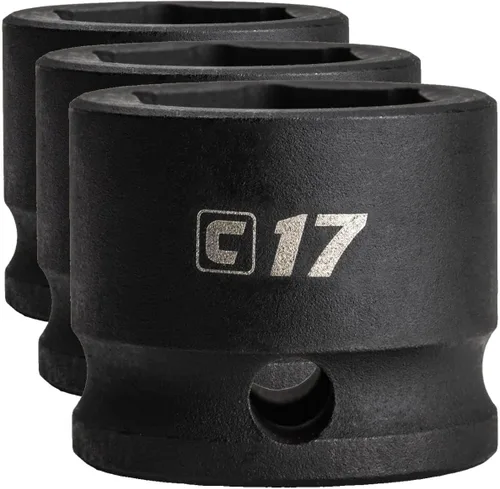 Vista 21 de Capri Tools - Llave de vaso de impacto corto de 8 mm, 3/8 pulgadas de transmisión, 6 puntos, métrica
