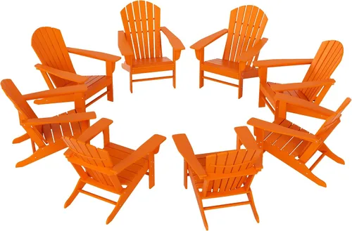 Vista 46 de WestinTrends Dylan - Silla Adirondack para exteriores (juego de 2), color blanco