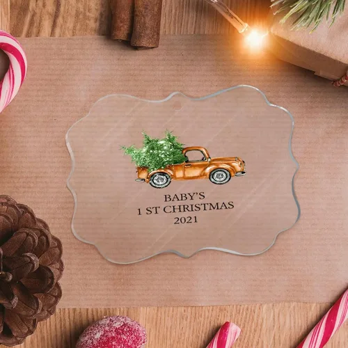 Vista 25 de Adornos de copo de nieve personalizados para la familia, con texto en inglés "Have You Hugged A Massage Therapeut", adornos navideños tropicales
