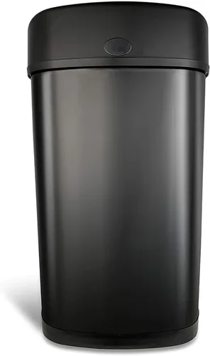 Vista 6 de NINESTARS, cesto para basura automático, sin necesidad de tocar, con sensor de movimiento Negro