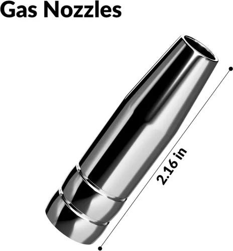 Vista 2 de GZ GUOZHI Kit de accesorios para pistola de soldadura MIG 0.035 pulgadas, boquilla difusora para GZ GUOZHI MIG-200P MIG-140 MIG-130 MIG-135 MIG-160