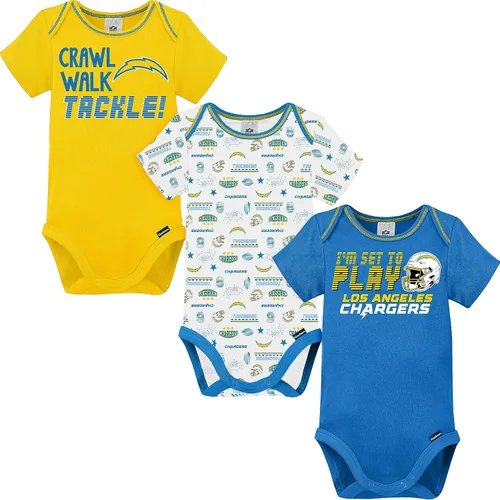 Vista 31 de Gerber - Mameluco unisex de manga corta para bebé, equipo de la NFL, paquete de 3