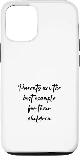 Vista 25 de Parents are the best example for their children Case for iPhone XR
