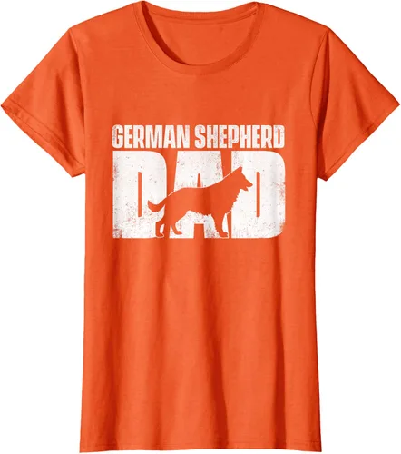 Vista 41 de Camiseta de pastor alemán para el día del padre del dueño de perros caninos, Negro